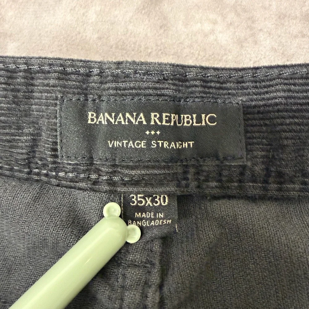 Banana Republic Pants Mens 31x30 Red Corduroy Vintage‎ Straight Pima Cotton